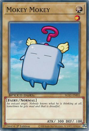 Mokey Mokey (SGX1-ENI03) - Speed Duel GX: Duel Academy Box 1st Edition Speed Duel GX: Duel Academy Box Yugioh Single  Squirtle Squad Card Shop.