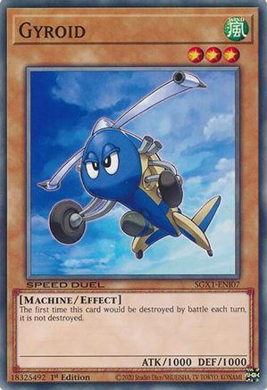 Gyroid (SGX1-ENI07) - Speed Duel GX: Duel Academy Box 1st Edition Speed Duel GX: Duel Academy Box Yugioh Single  Squirtle Squad Card Shop.
