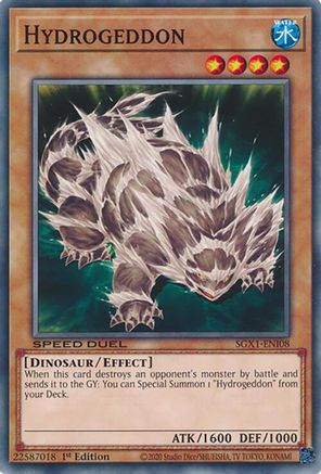Hydrogeddon (SGX1-ENI08) - Speed Duel GX: Duel Academy Box 1st Edition Speed Duel GX: Duel Academy Box Yugioh Single  Squirtle Squad Card Shop.