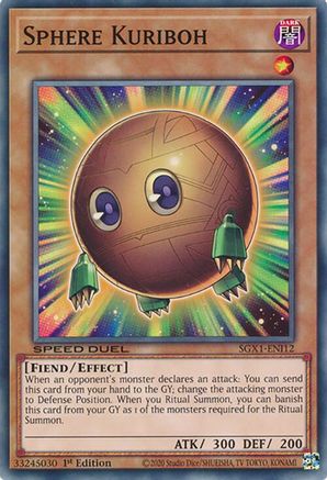 Sphere Kuriboh (SGX1-ENI12) - Speed Duel GX: Duel Academy Box 1st Edition Speed Duel GX: Duel Academy Box Yugioh Single  Squirtle Squad Card Shop.