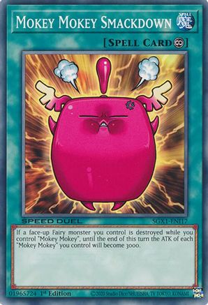Mokey Mokey Smackdown (SGX1-ENI17) - Speed Duel GX: Duel Academy Box 1st Edition Speed Duel GX: Duel Academy Box Yugioh Single  Squirtle Squad Card Shop.