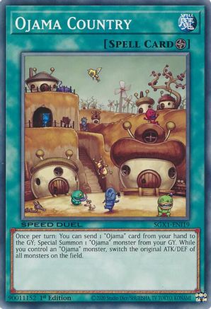 Ojama Country (SGX1-ENI19) - Speed Duel GX: Duel Academy Box 1st Edition Speed Duel GX: Duel Academy Box Yugioh Single  Squirtle Squad Card Shop.