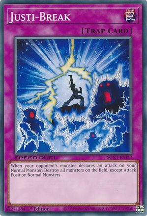 Justi-Break (SGX1-ENI22) - Speed Duel GX: Duel Academy Box 1st Edition Speed Duel GX: Duel Academy Box Yugioh Single  Squirtle Squad Card Shop.