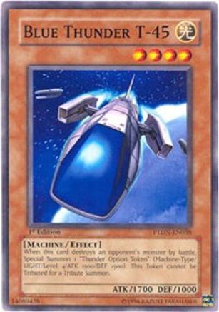 Blue Thunder T-45 (PTDN-EN038) - Phantom Darkness 1st Edition Phantom Darkness Yugioh Single  Squirtle Squad Card Shop.