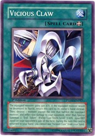 Vicious Claw (PTDN-EN047) - Phantom Darkness Unlimited Phantom Darkness Yugioh Single  Squirtle Squad Card Shop.