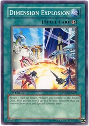 Dimension Explosion (PTDN-EN051) - Phantom Darkness Unlimited Phantom Darkness Yugioh Single  Squirtle Squad Card Shop.