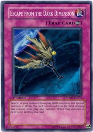 Escape from the Dark Dimension (PTDN-EN072) - Phantom Darkness 1st Edition Phantom Darkness Yugioh Single  Squirtle Squad Card Shop.