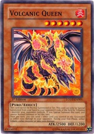 Volcanic Queen (LODT-EN005) - Light of Destruction Unlimited Light of Destruction Yugioh Single  Squirtle Squad Card Shop.