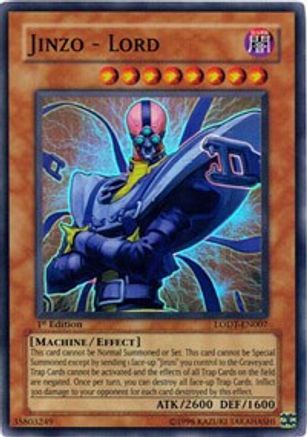 Jinzo - Lord (LODT-EN007) - Light of Destruction 1st Edition Light of Destruction Yugioh Single  Squirtle Squad Card Shop.