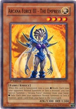 Arcana Force III - The Empress (LODT-EN010) - Light of Destruction 1st Edition Light of Destruction Yugioh Single  Squirtle Squad Card Shop.