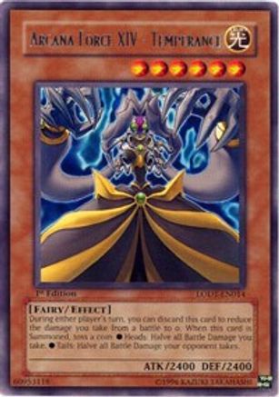 Arcana Force XIV - Temperance (LODT-EN014) - Light of Destruction Unlimited Light of Destruction Yugioh Single  Squirtle Squad Card Shop.