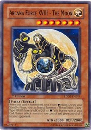 Arcana Force XVIII - The Moon (LODT-EN015) - Light of Destruction 1st Edition Light of Destruction Yugioh Single  Squirtle Squad Card Shop.