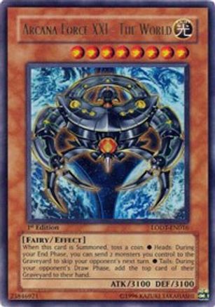 Arcana Force XXI - The World (LODT-EN016) - Light of Destruction 1st Edition Light of Destruction Yugioh Single  Squirtle Squad Card Shop.