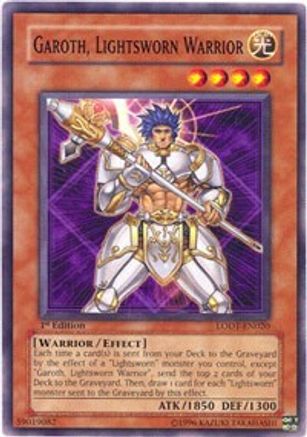 Garoth, Lightsworn Warrior (LODT-EN020) - Light of Destruction Unlimited Light of Destruction Yugioh Single  Squirtle Squad Card Shop.