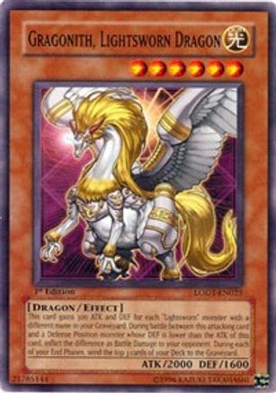 Gragonith, Lightsworn Dragon (LODT-EN025) - Light of Destruction Unlimited Light of Destruction Yugioh Single  Squirtle Squad Card Shop.