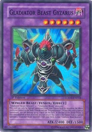 Gladiator Beast Gyzarus (LODT-EN044) - Light of Destruction Unlimited Light of Destruction Yugioh Single  Squirtle Squad Card Shop.