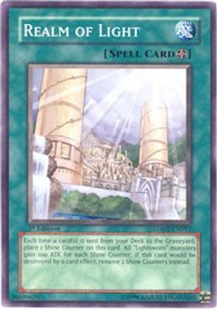Realm of Light (LODT-EN053) - Light of Destruction 1st Edition Light of Destruction Yugioh Single  Squirtle Squad Card Shop.