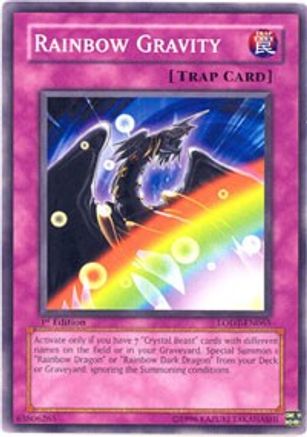 Rainbow Gravity (LODT-EN065) - Light of Destruction Unlimited Light of Destruction Yugioh Single  Squirtle Squad Card Shop.