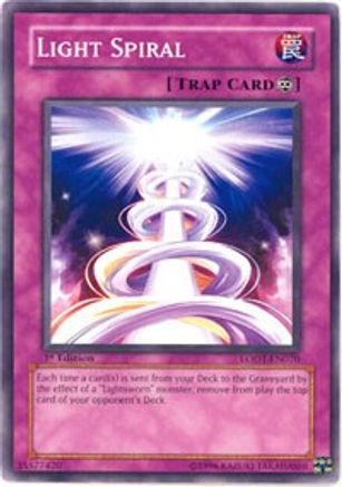 Light Spiral (LODT-EN070) - Light of Destruction Unlimited Light of Destruction Yugioh Single  Squirtle Squad Card Shop.