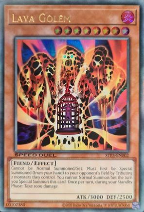 Lava Golem (STP3-EN002) - Speed Duel: Tournament Pack 3 Unlimited Speed Duel: Tournament Pack 3 Yugioh Single  Squirtle Squad Card Shop.