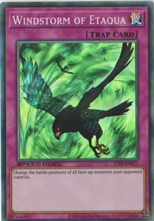 Windstorm of Etaqua (STP3-EN011) - Speed Duel: Tournament Pack 3 Unlimited Speed Duel: Tournament Pack 3 Yugioh Single  Squirtle Squad Card Shop.