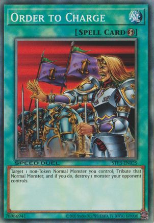 Order to Charge (STP3-EN025) - Speed Duel: Tournament Pack 3 Unlimited Speed Duel: Tournament Pack 3 Yugioh Single  Squirtle Squad Card Shop.