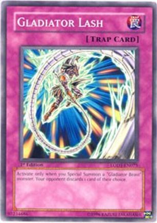 Gladiator Lash (LODT-EN075) - Light of Destruction Unlimited Light of Destruction Yugioh Single  Squirtle Squad Card Shop.