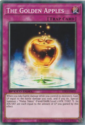 The Golden Apples (STP3-EN031) - Speed Duel: Tournament Pack 3 Unlimited Speed Duel: Tournament Pack 3 Yugioh Single  Squirtle Squad Card Shop.