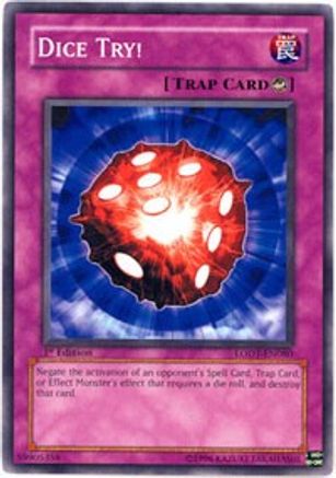 Dice Try! (LODT-EN080) - Light of Destruction Unlimited Light of Destruction Yugioh Single  Squirtle Squad Card Shop.