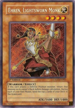 Ehren, Lightsworn Monk (LODT-EN082) - Light of Destruction 1st Edition Light of Destruction Yugioh Single  Squirtle Squad Card Shop.