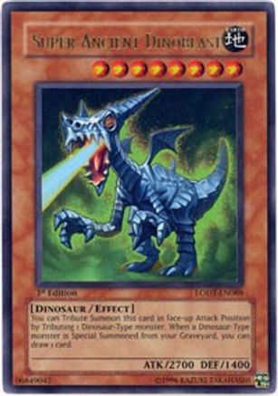 Super-Ancient Dinobeast (LODT-EN088) - Light of Destruction Unlimited Light of Destruction Yugioh Single  Squirtle Squad Card Shop.