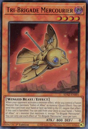 Tri-Brigade Mercourier (SDAZ-EN001) - Structure Deck: Albaz Strike 1st Edition Structure Deck: Albaz Strike Yugioh Single  Squirtle Squad Card Shop.