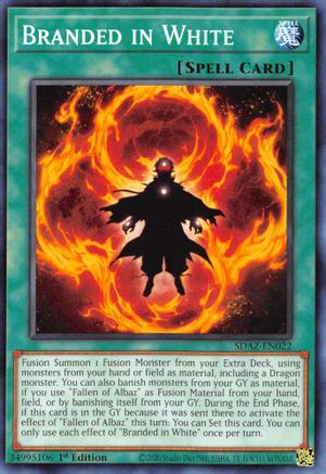 Branded in White (SDAZ-EN022) - Structure Deck: Albaz Strike 1st Edition Structure Deck: Albaz Strike Yugioh Single  Squirtle Squad Card Shop.