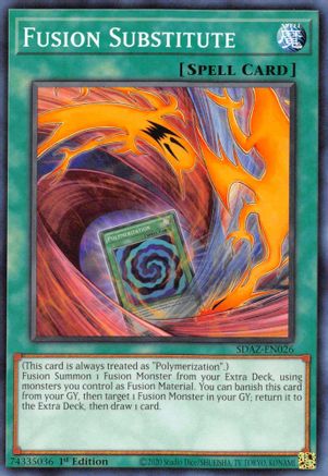 Fusion Substitute (SDAZ-EN026) - Structure Deck: Albaz Strike 1st Edition Structure Deck: Albaz Strike Yugioh Single  Squirtle Squad Card Shop.