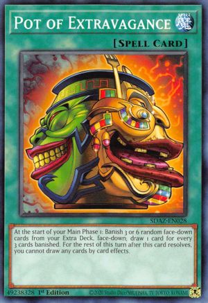 Pot of Extravagance (SDAZ-EN028) - Structure Deck: Albaz Strike 1st Edition Structure Deck: Albaz Strike Yugioh Single  Squirtle Squad Card Shop.