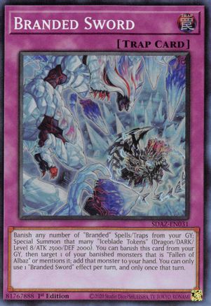 Branded Sword (SDAZ-EN031) - Structure Deck: Albaz Strike 1st Edition Structure Deck: Albaz Strike Yugioh Single  Squirtle Squad Card Shop.
