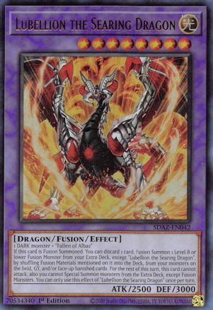 Lubellion the Searing Dragon (SDAZ-EN042) - Structure Deck: Albaz Strike 1st Edition Structure Deck: Albaz Strike Yugioh Single  Squirtle Squad Card Shop.