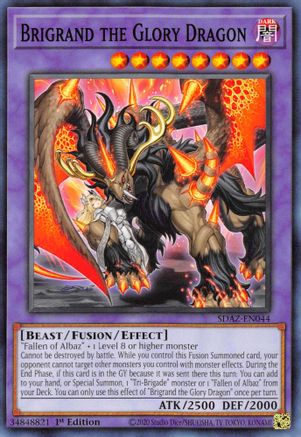 Brigrand the Glory Dragon (SDAZ-EN044) - Structure Deck: Albaz Strike 1st Edition Structure Deck: Albaz Strike Yugioh Single  Squirtle Squad Card Shop.