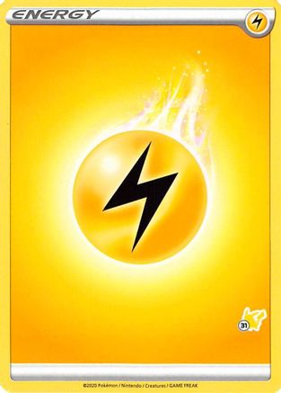 Lightning Energy (#31 Pikachu Stamped)  Battle Academy 2022 - Promo Battle Academy 2022 Pokemon Single  Squirtle Squad Card Shop.