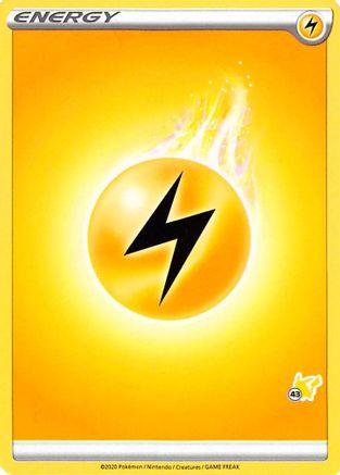 Lightning Energy (#43 Pikachu Stamped)  Battle Academy 2022 - Promo Battle Academy 2022 Pokemon Single  Squirtle Squad Card Shop.