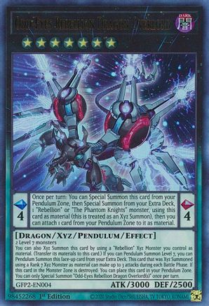 Odd-Eyes Rebellion Dragon Overlord (GFP2-EN004) - Ghosts From the Past: The 2nd Haunting 1st Edition Ghosts From the Past: The 2nd Haunting Yugioh Single  Squirtle Squad Card Shop.