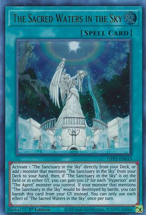 The Sacred Waters in the Sky (GFP2-EN013) - Ghosts From the Past: The 2nd Haunting 1st Edition Ghosts From the Past: The 2nd Haunting Yugioh Single  Squirtle Squad Card Shop.