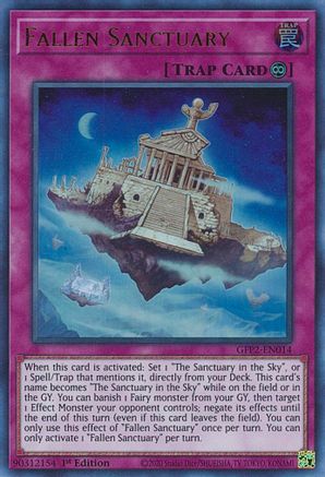 Fallen Sanctuary (GFP2-EN014) - Ghosts From the Past: The 2nd Haunting 1st Edition Ghosts From the Past: The 2nd Haunting Yugioh Single  Squirtle Squad Card Shop.