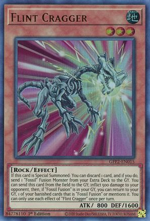 Flint Cragger (GFP2-EN015) - Ghosts From the Past: The 2nd Haunting 1st Edition Ghosts From the Past: The 2nd Haunting Yugioh Single  Squirtle Squad Card Shop.