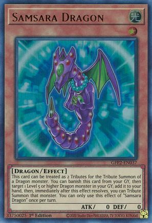 Samsara Dragon (GFP2-EN037) - Ghosts From the Past: The 2nd Haunting 1st Edition Ghosts From the Past: The 2nd Haunting Yugioh Single  Squirtle Squad Card Shop.