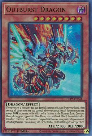 Outburst Dragon (GFP2-EN041) - Ghosts From the Past: The 2nd Haunting 1st Edition Ghosts From the Past: The 2nd Haunting Yugioh Single  Squirtle Squad Card Shop.