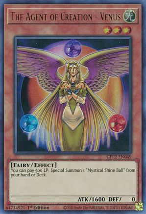 The Agent of Creation - Venus (GFP2-EN049) - Ghosts From the Past: The 2nd Haunting 1st Edition Ghosts From the Past: The 2nd Haunting Yugioh Single  Squirtle Squad Card Shop.