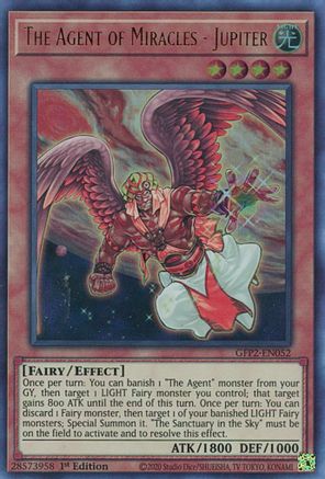 The Agent of Miracles - Jupiter (GFP2-EN052) - Ghosts From the Past: The 2nd Haunting 1st Edition Ghosts From the Past: The 2nd Haunting Yugioh Single  Squirtle Squad Card Shop.