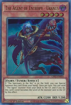 The Agent of Entropy - Uranus (GFP2-EN054) - Ghosts From the Past: The 2nd Haunting 1st Edition Ghosts From the Past: The 2nd Haunting Yugioh Single  Squirtle Squad Card Shop.