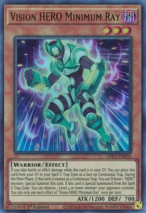 Vision HERO Minimum Ray (GFP2-EN055) - Ghosts From the Past: The 2nd Haunting 1st Edition Ghosts From the Past: The 2nd Haunting Yugioh Single  Squirtle Squad Card Shop.